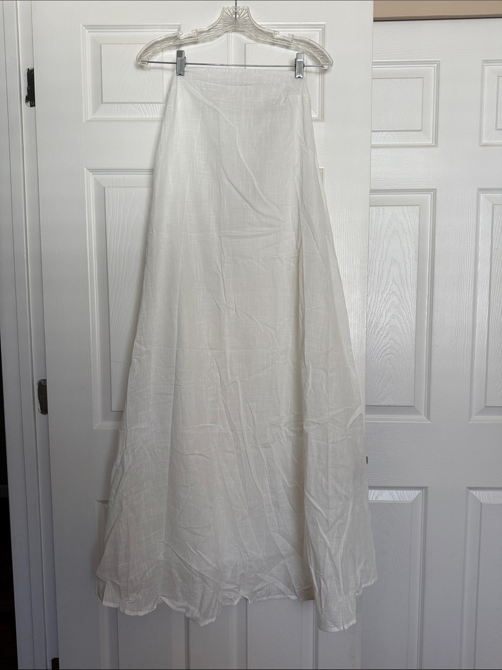 Billy J White Connie Maxi Cotton Dress XS